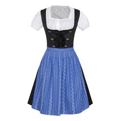 Traditional Bavarian Beer Girl Role Play Dress Adult Oktoberfest Costume N18312