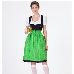 Traditional Bavarian Beer Girl Role Play Dress Adult Oktoberfest Costume N18314