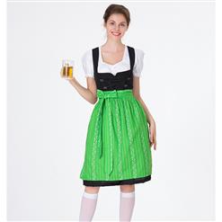 Oktoberfest Cheer Costume, Women's Beer Girl Costume, Bavarian Beer Girl Costume, Traditional Bavarian Girl Costume, Oktoberfest Fraulein Dress Costume, #N18314