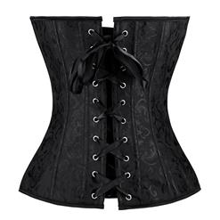 Vintage Palace Jacquard Body Shaper Strapless Overbust Corset N1852
