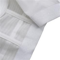 Sexy White See-through Mesh Spaghetti Straps Bustier Bra Corset Clubwear Crop Top N18609