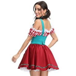 Traditional Bavarian Beer Girl Role Play Dress Adult Oktoberfest Costume N18681