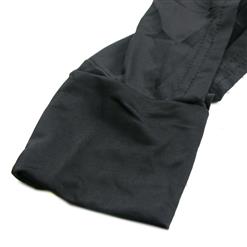 Sexy Low-cut Long Sleeve Side Split Crop Top and High Waist Mini Bodycon Wrap Skirt Set N19009