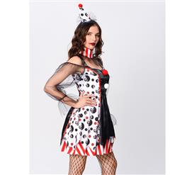 3pcs Sexy Womens Medieval Vampire Sling Mini Dress Masquerade Halloween Costume N19550