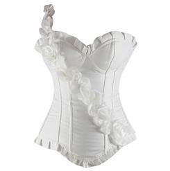 Floral Strap Underwire Corset, Bride Corset, floral Corset, #N1983