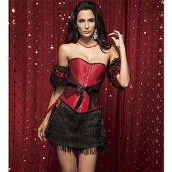 Belted Corset, lace and satin belted corset, lace and satin corset, #N2002