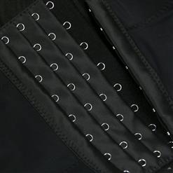 Sexy Black Matt Spaghetti Straps Bustier Clubwear Bra Crop Top N20067