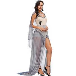 Women's Horror Tim Burton's Corpse Bride Heroine Emily Party Suit Adult Cosplay Costume N20499