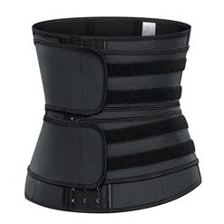 Sexy Black Neoprene Velcro Waist Training Cincher Slimmer Body Shaper Belt N20898