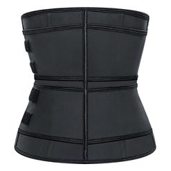 Sexy Black Neoprene Velcro Waist Training Cincher Slimmer Body Shaper Belt N20898