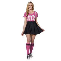 Lovely M&M's Halloween Costume, Spirit Halloween Adult Suspenders Skirt, Adult M&M's Costume Kit Costume, Classical M&M's Costume Kit,  Suspenders Skirt Cosplay Costume, #N20984