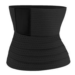 Unisex Elastic Girdle Velcro Breathable Sports Waist Trimmer Workout Body Shaper Belt N21469