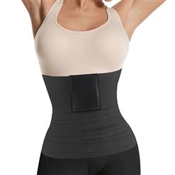 Unisex Elastic Girdle Velcro Breathable Sports Waist Trimmer Workout Body Shaper Belt N21469