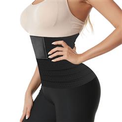 Unisex Elastic Girdle Velcro Breathable Sports Waist Trimmer Workout Body Shaper Belt N21469