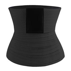 Unisex Elastic Girdle Velcro Breathable Sports Waist Trimmer Workout Body Shaper Belt N21469