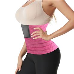 Unisex Elastic Waist Cincher Velcro Breathable Sports Fitness Workout Body Shaper Belt N21471