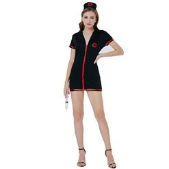 4pcs Sexy Nurse Uniform Adult Cosplay Mini Dress Temptation Lingerie Costume Toy Syringe N21816