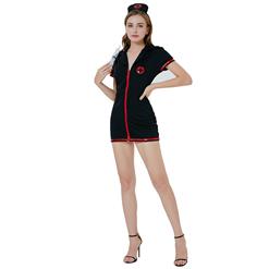 4pcs Sexy Nurse Uniform Adult Cosplay Mini Dress Temptation Lingerie Costume Toy Syringe N21816