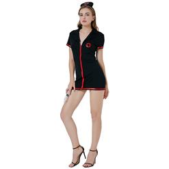 4pcs Sexy Nurse Uniform Adult Cosplay Mini Dress Temptation Lingerie Costume Toy Syringe N21816