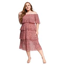 Off-shoulder Polka Dots Summer Dress, Retro Dresses for Women 1960, Vintage Dresses 1950's, Plus Size Summer Dress, Vintage Dress for Women, Vintage Floral Print Dresses for Women, Vintage Summer Dresses for Women, #N21903