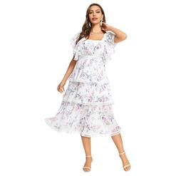 Cute Summer Swing Dress, Retro Dresses for Women 1960, Vintage Dresses 1950's, Plus Size Summer Dress, Vintage Dress for Women, Vintage Floral Print Dresses for Women, Vintage Summer Dresses for Women, #N21904