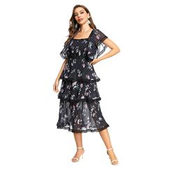 Cute Summer Swing Dress, Retro Dresses for Women 1960, Vintage Dresses 1950's, Plus Size Summer Dress, Vintage Dress for Women, Vintage Floral Print Dresses for Women, Vintage Summer Dresses for Women, #N21906