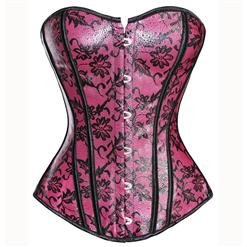 Leather Floral Fantasies Corset, Floral Fantasies Corset, Leather Corset, #N2224