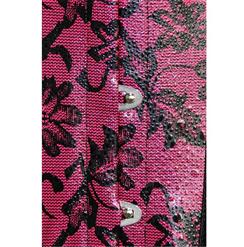 Leather Floral Fantasies Corset N2224