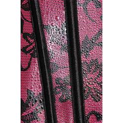 Leather Floral Fantasies Corset N2224