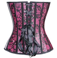 Leather Floral Fantasies Corset N2224