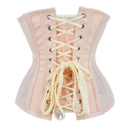 Sexy 14 Steel Boned See-through Mesh and Lace Bodyshaper Underbust Waist Cincher Corset N22277