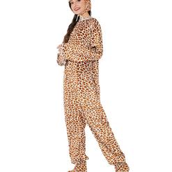 3pcs Unisex Funny Giraffe Animal Bodysuit Pajama Adult Cosplay Halloween Costume N22304