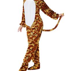 Unisex Funny Bear Furry Animal Circus Bodysuit Cosplay Pajamas Halloween Costume N22305