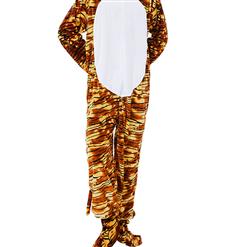 Unisex Funny Bear Furry Animal Circus Bodysuit Cosplay Pajamas Halloween Costume N22305