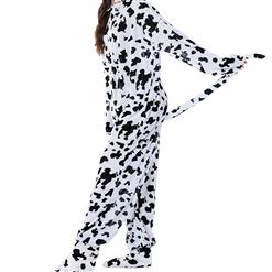 3pcs Unisex Funny Cow Animal Bodysuit Pajama Adult Cosplay Halloween Costume N22306
