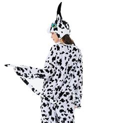 3pcs Unisex Funny Cow Animal Bodysuit Pajama Adult Cosplay Halloween Costume N22306