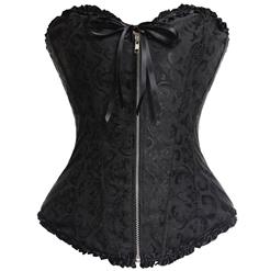 Strapless corset, front zipper Corset , Sexy Corsets, #N2263