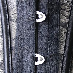 Strapless Black Lace Corset N2348