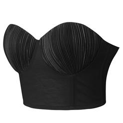 Women Longline Strapless Bra Full Coverage Corset Bra Hide Back Fat N23516