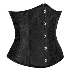 Floral Brocade Underbust Corset N2441