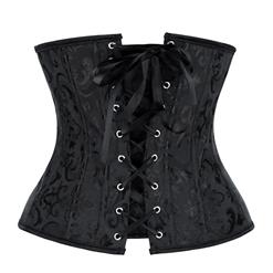 Floral Brocade Underbust Corset N2441