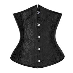 Floral Brocade Underbust Corset N2441