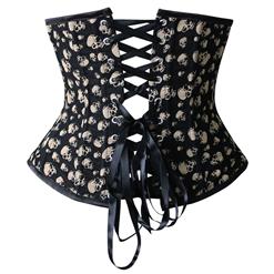 Skull Underbust Corsets N2445