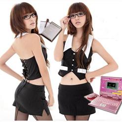 Sexy Secretary Costume, Women's Sexy Executive Costumes, Naughty Secretary Costume,#N2612