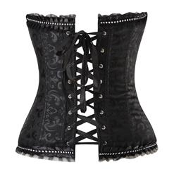 Embroidered Burlesque Corset N2650