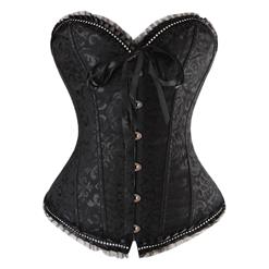 strapless Corset, Embroidered Corsets, Burlesque Corset, #N2650