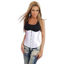 White Underbust Corset N2813