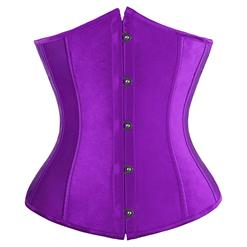 Purple Underbust Corset  N2815