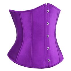 Purple Underbust Corset  N2815