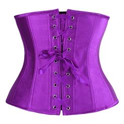 Purple Underbust Corset  N2815